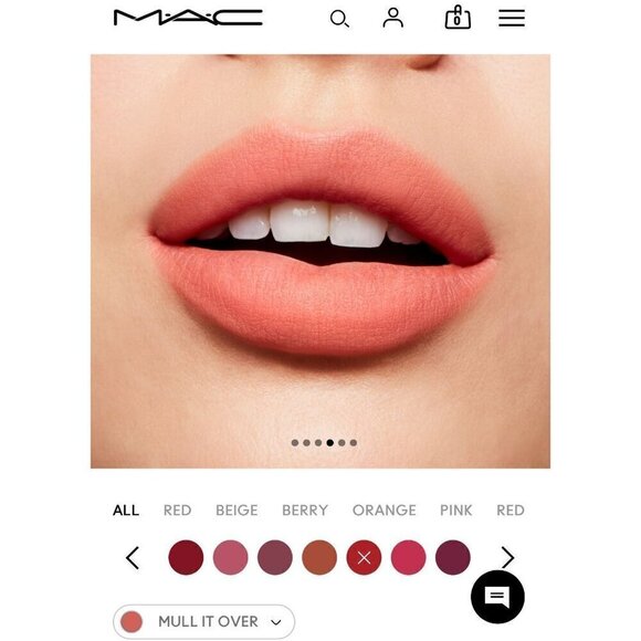 MAC Powder Kiss Liquid Lipcolour-# 989 Mull It Over 5ml/0.17oz NEW IN BOX - Picture 10 of 17